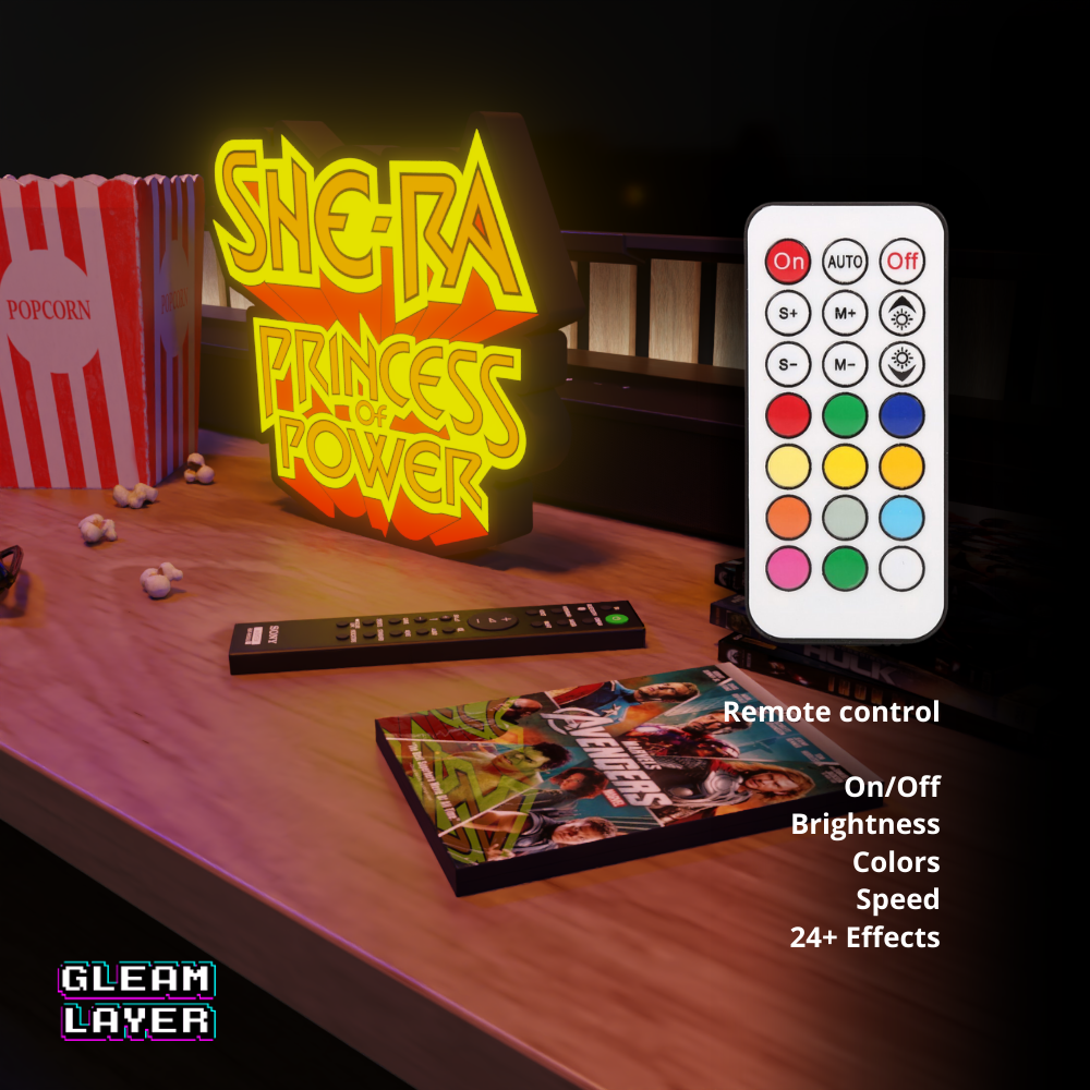 She-Ra: Princess of Power Led Lightbox Rgb Light Sign