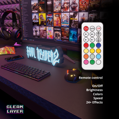 Soul Reaver 2 Led Gaming Light Sign