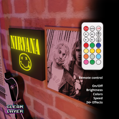 Nirvana Smile Led RGB Light Wall Sign