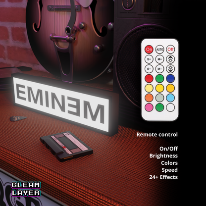 Eminem Led RGB Light Sign