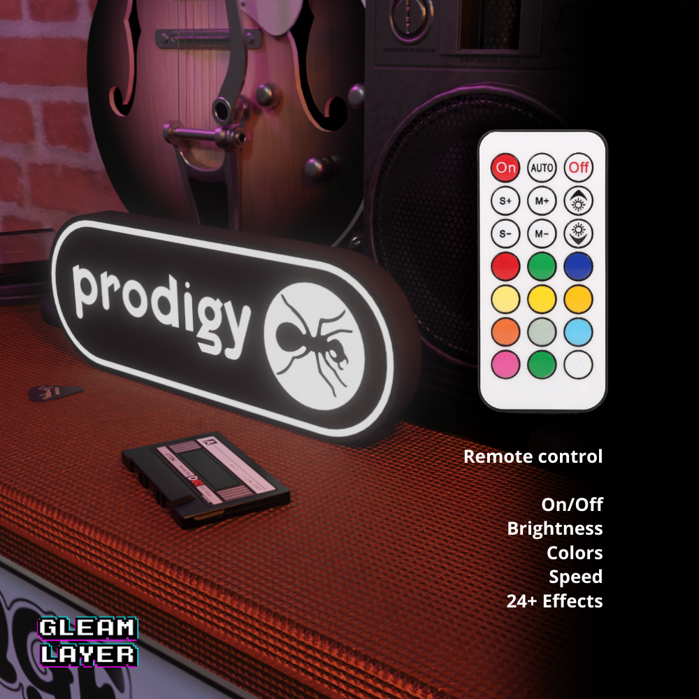 The Prodigy The Fat of the Land Led RGB Light Sign