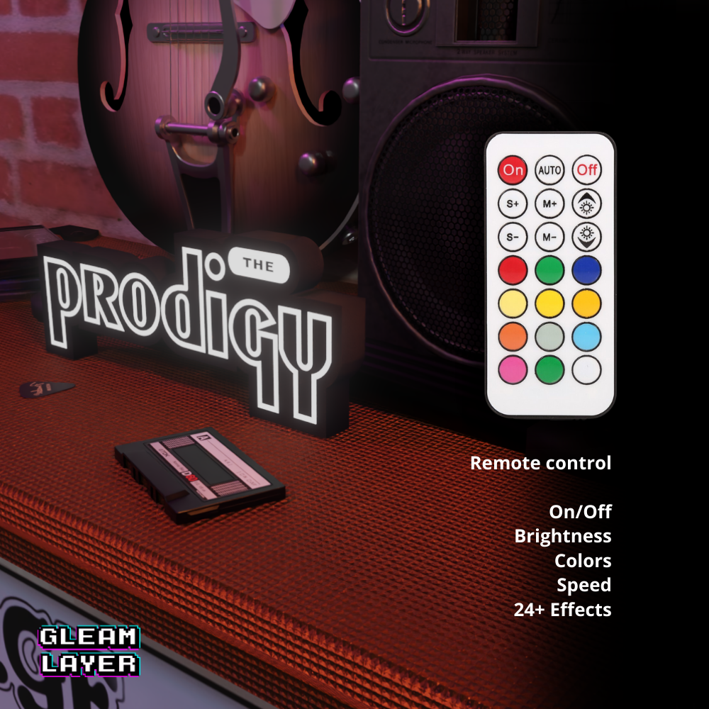 The Prodigy Experience Led RGB Light Sign