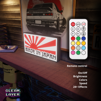 Hergestellt in Japan LED-Leuchtkasten RGB-Lichtschild