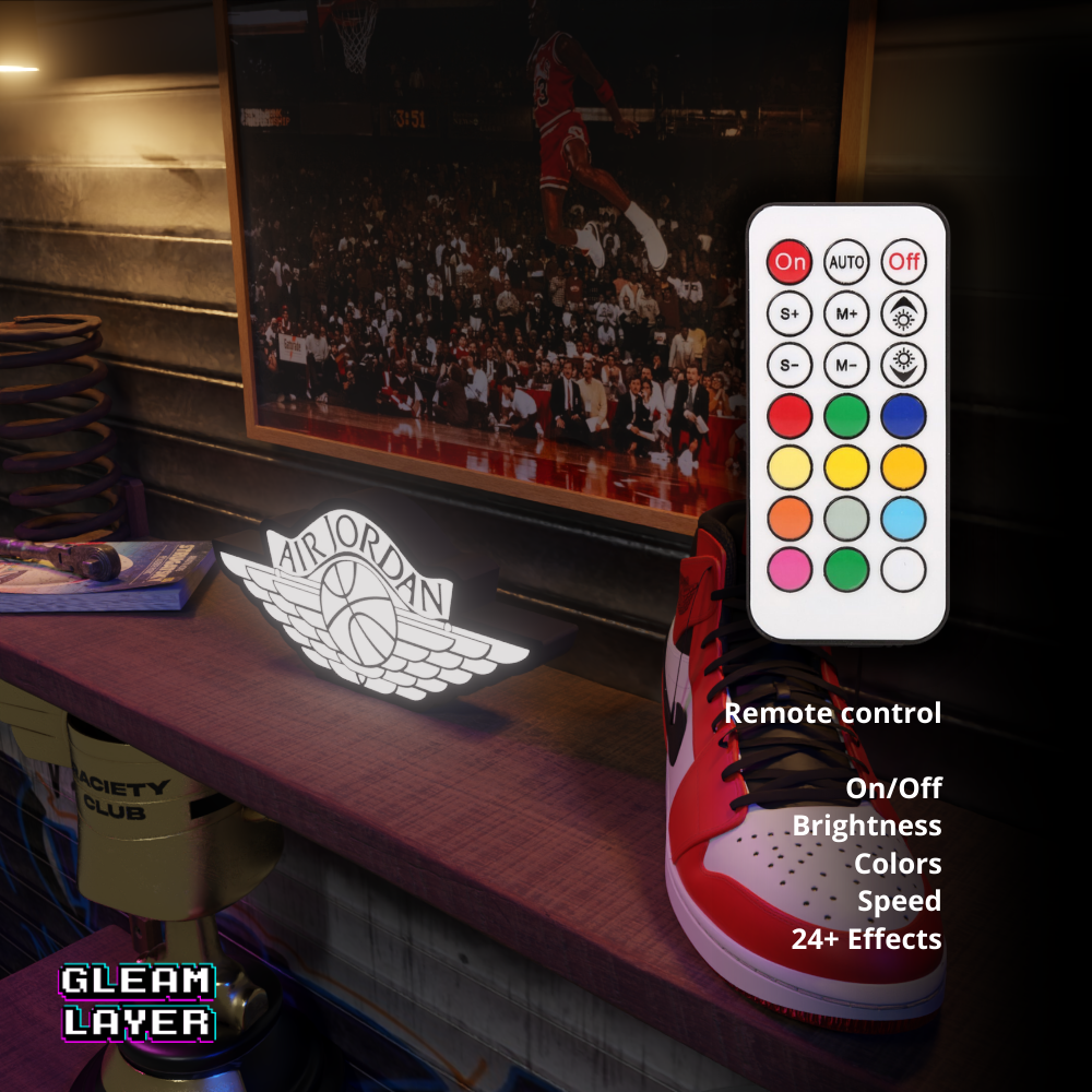 Nike Air Jordan Logo Led Lightbox Rgb Light Sign