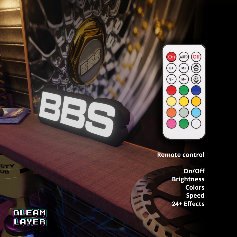 BBS Logo Led RGB Light Sign