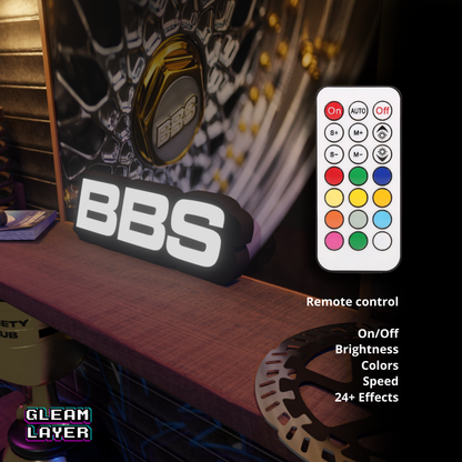 BBS Logo Led RGB Light Sign
