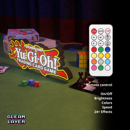 Yu-Gi-Oh Trading Card Game Led Light RGB Sign