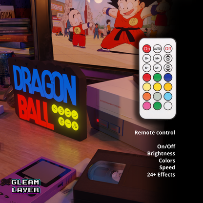Dragon Ball First Anime Logo Led Light Sign