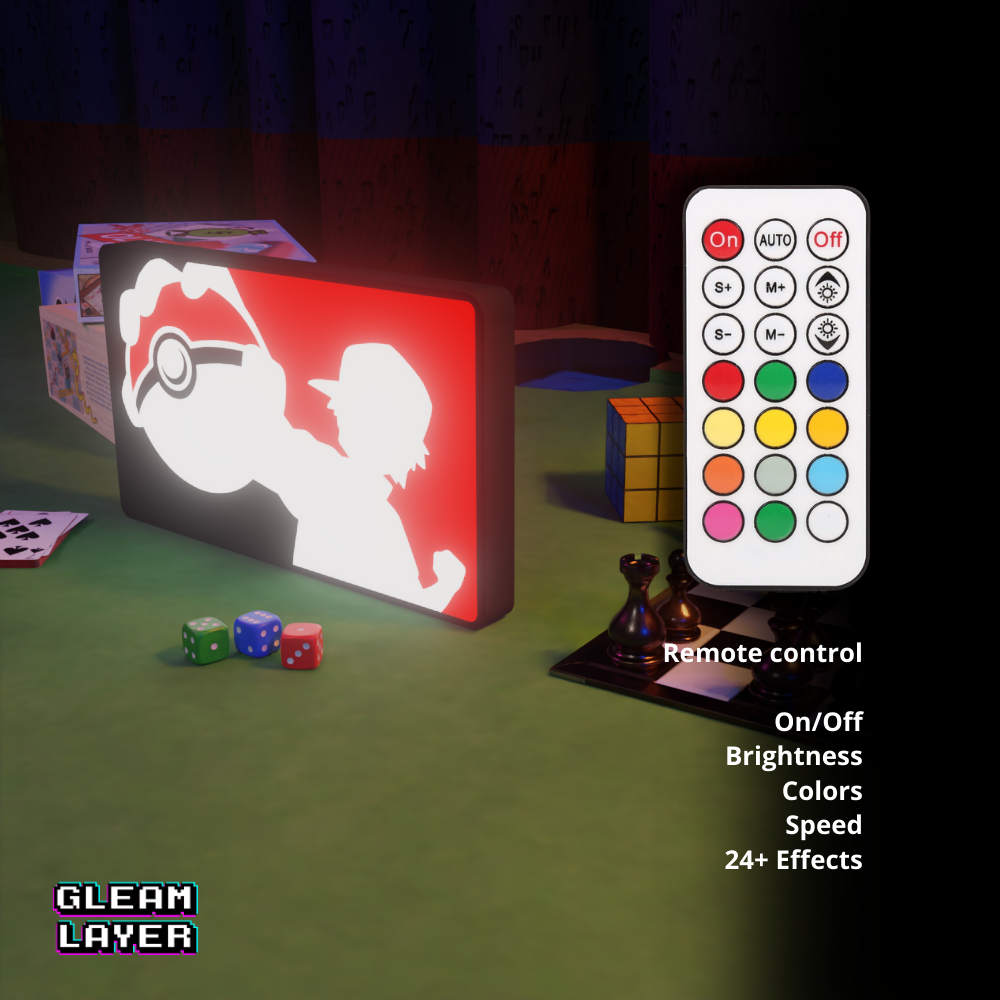 Play! Pokemon Led Light RGB Sign