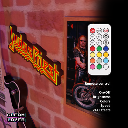 Judas Priest Led RGB Light Wall Sign