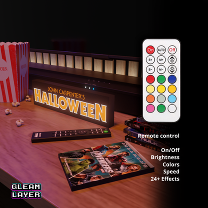 John Carpenter's Halloween Movie Led Light Sign