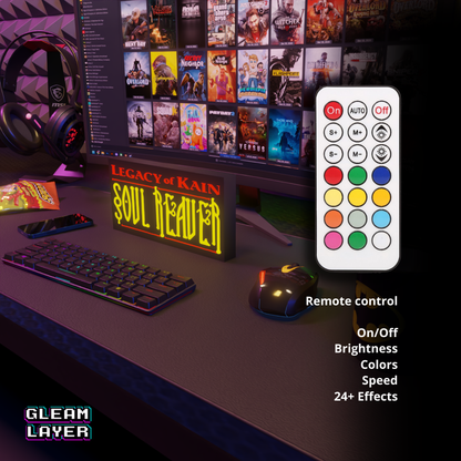 Legacy of Kain: Soul Reaver Led Gaming Rgb Light Sign