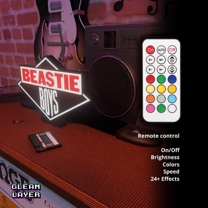 Beastie Boys Led RGB Light Sign