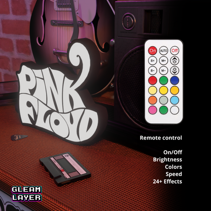 Pink Floyd Led RGB Light Sign
