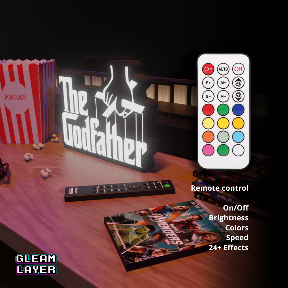 The Godfather Movie Led Light Sign