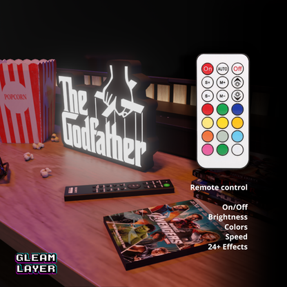 The Godfather Movie Led Light Sign