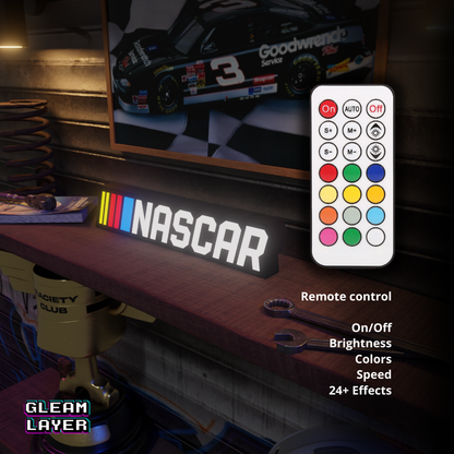 Nascar Race LED-Lichtschild