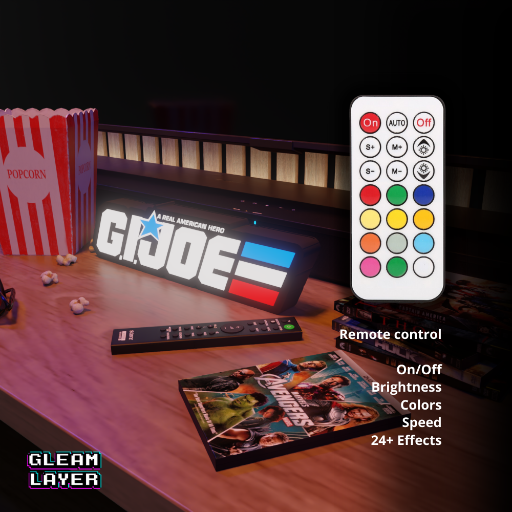 G.I. JOE Led Light Sign