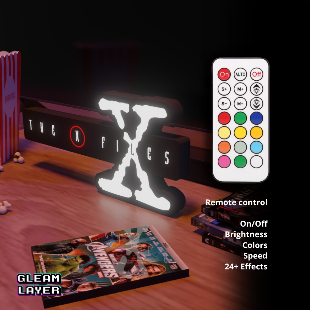 The X-Files Led RGB Light Sign