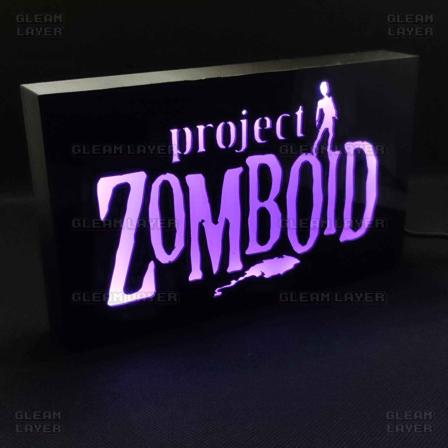 Project Zomboid Led Gaming Light Sign