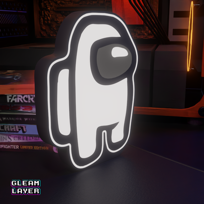 Among Us Suspect Led Gaming Light Sign