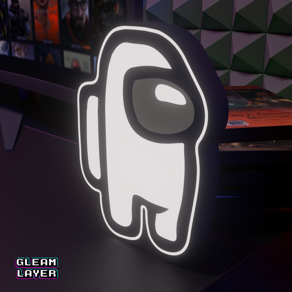 Among Us Suspect Led Gaming Light Sign