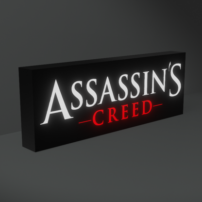 Assassins Creed Led Gaming Light Sign