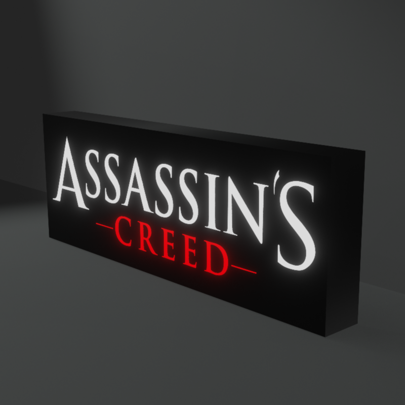 Assassins Creed Led Gaming Light Sign