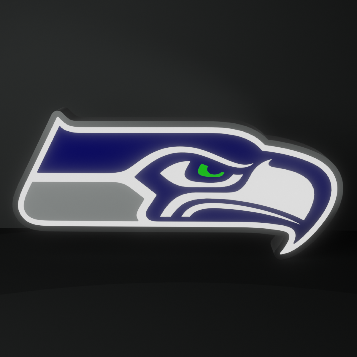 Seattle Seahawks Led Light Box NFC Team National Football League Display Sign