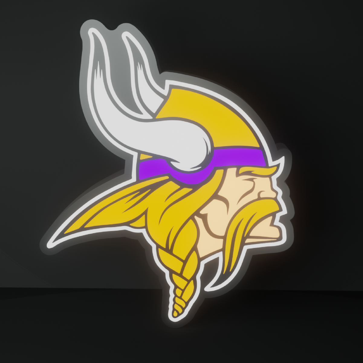 Minnesota Vikings Led Light Box NFC Team National Football League Display Sign