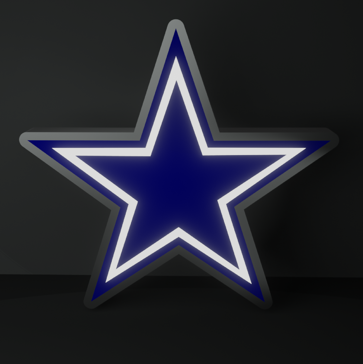 Dallas Cowboys Led Light Box NFC Team National Football League Display Sign