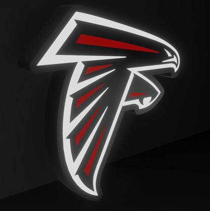 Atlanta Falcons Led Light Box NFC Team National Football League Display Sign