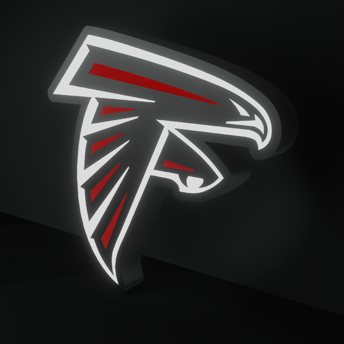 Atlanta Falcons Led Light Box NFC Team National Football League Display Sign