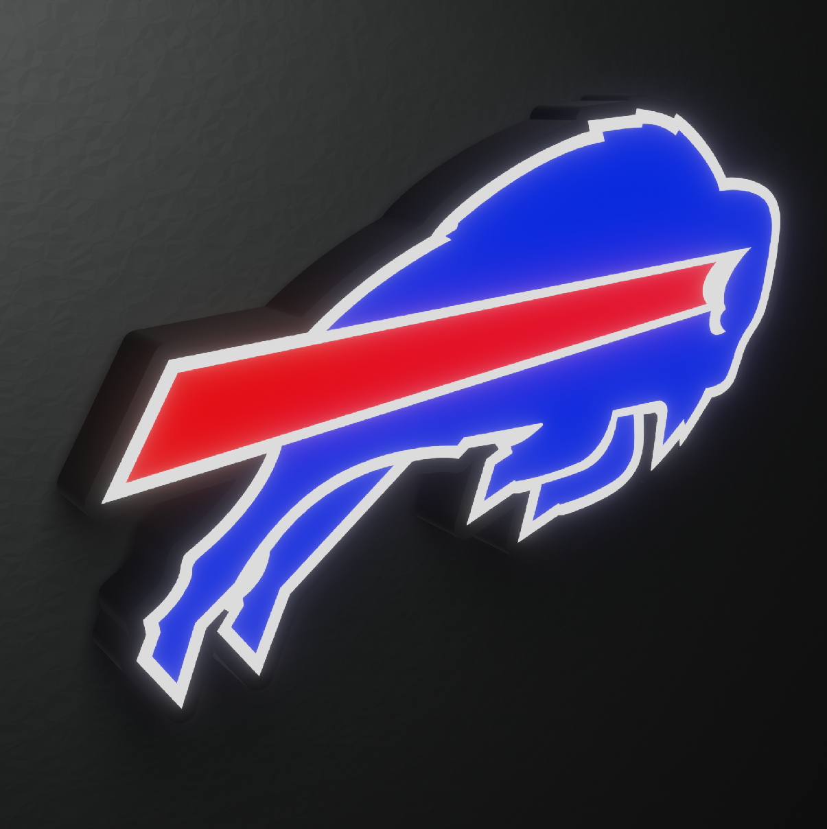 Buffalo Bills Led Light Box AFC Team NFL National Football League Display Wall Sign