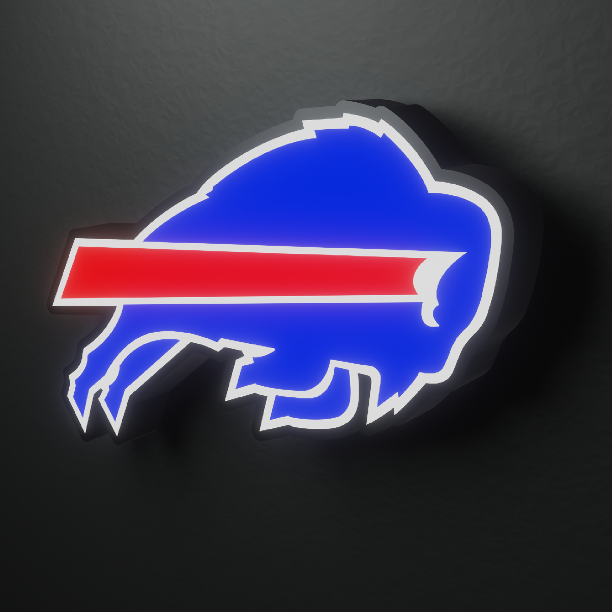 Buffalo Bills Led Light Box AFC Team NFL National Football League Display Wall Sign