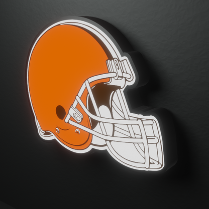 Cleveland Browns Led Light Box AFC Team NFL National Football League Display Wall Sign