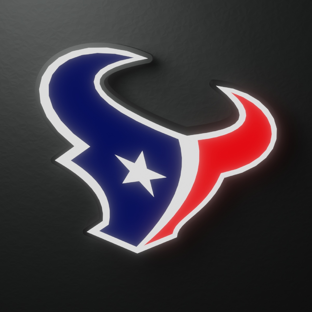 Houston Texans Led Light Box AFC Team NFL National Football League Display Wall Sign