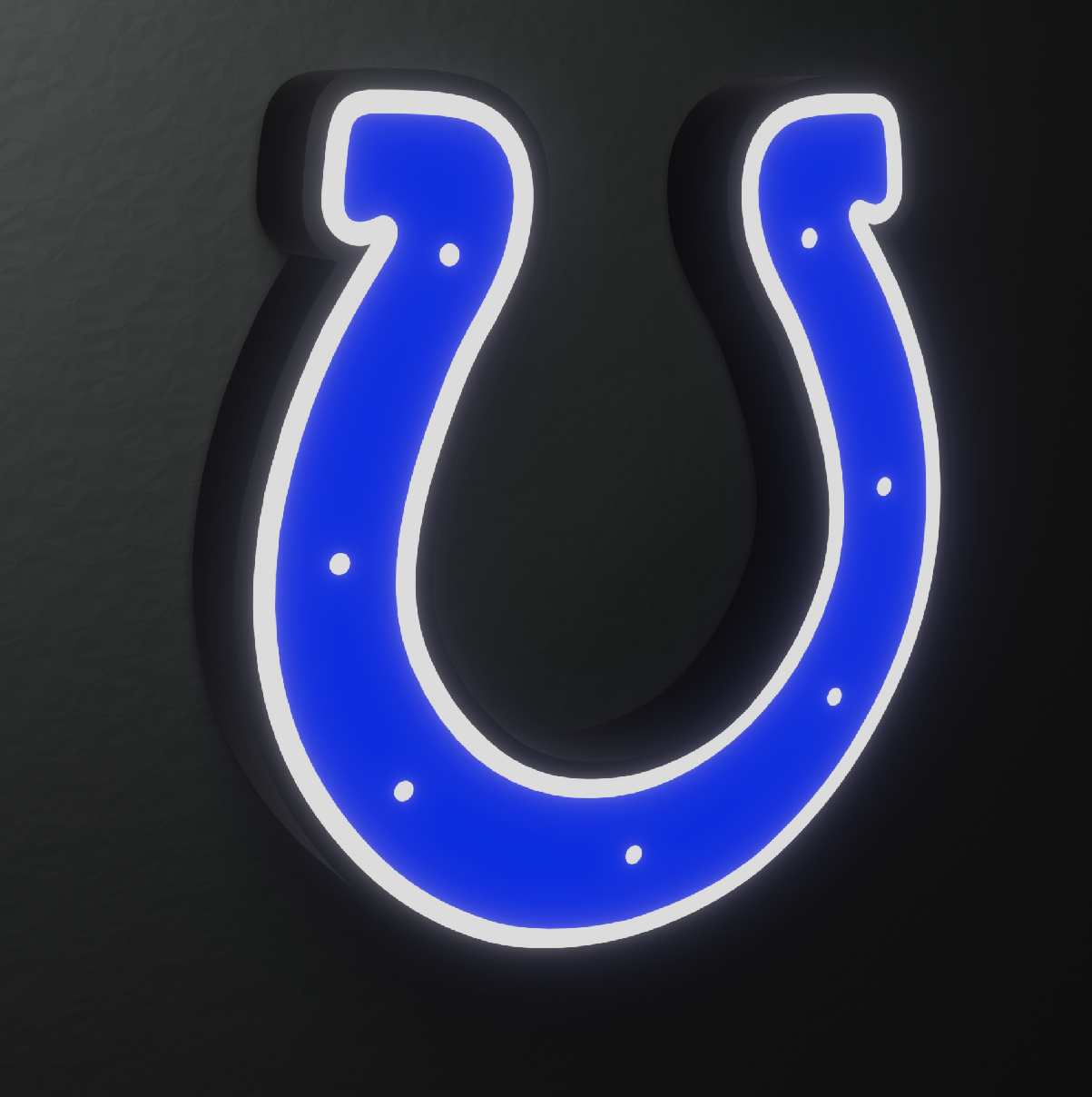 Indianapolis Colts Led Light Box AFC Team NFL National Football League Display Wall Sign