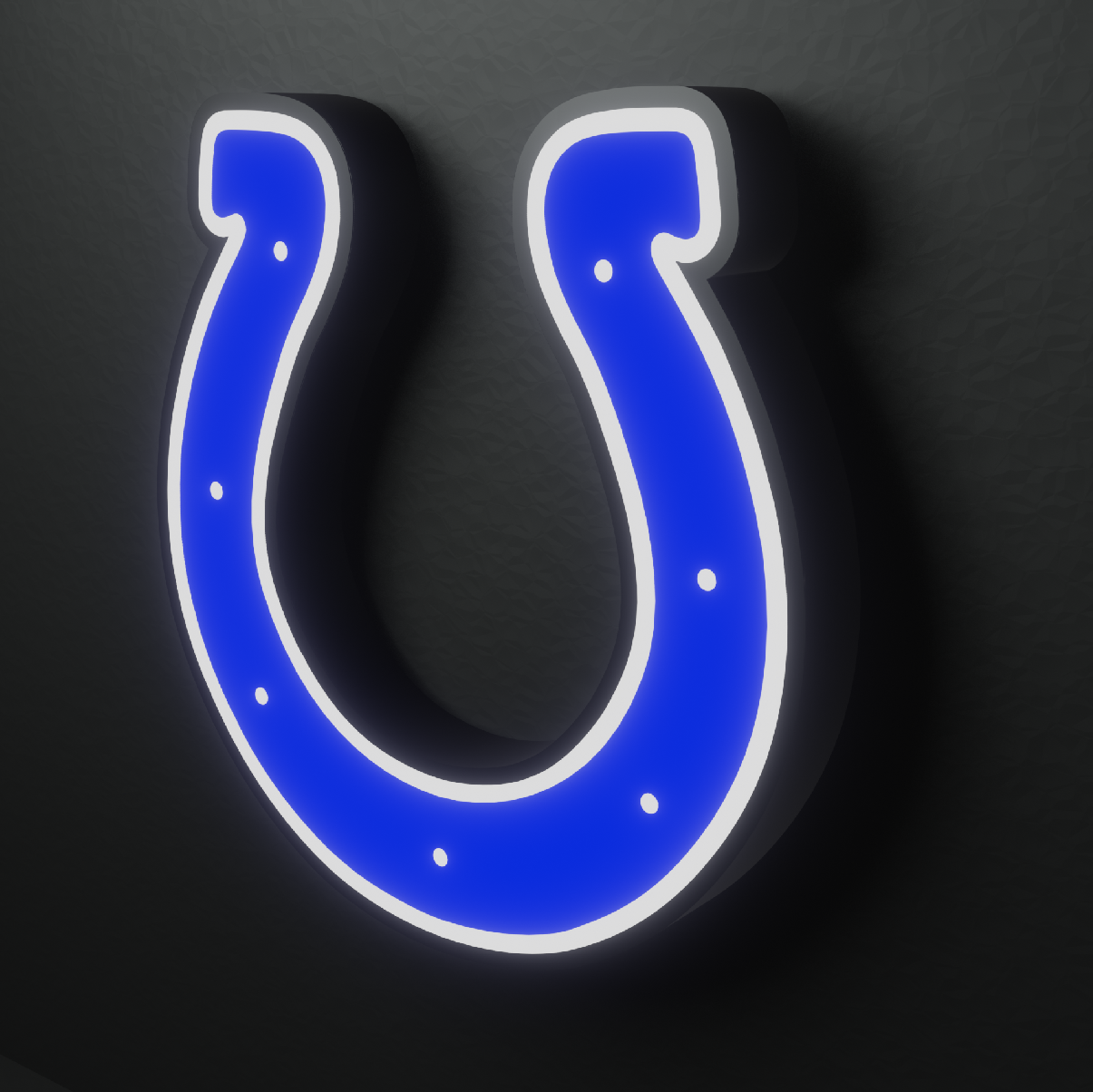 Indianapolis Colts Led Light Box AFC Team NFL National Football League Display Wall Sign