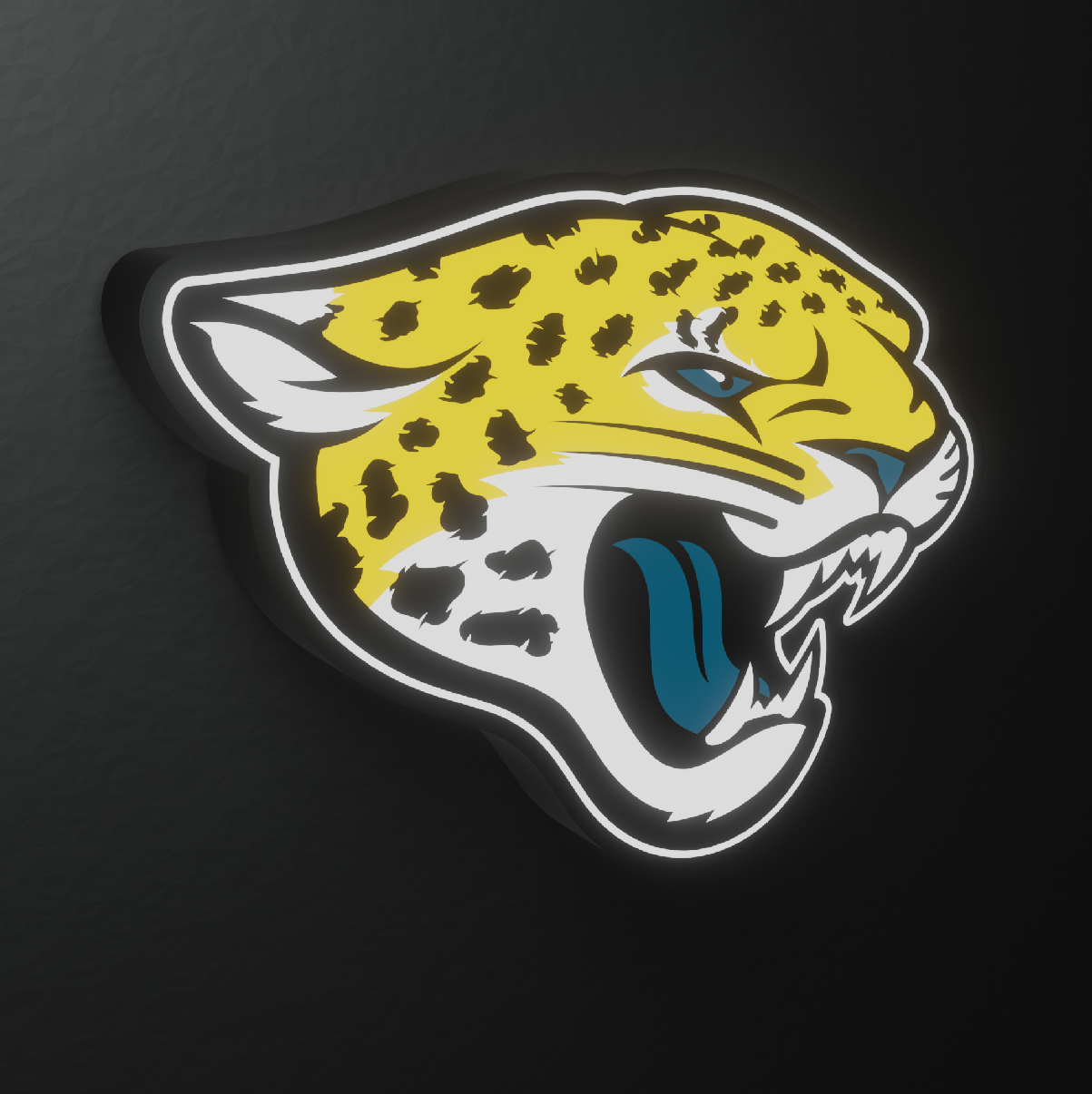 Jacksonville Jaguars Led Light Box AFC Team NFL National Football League Display Wall Sign