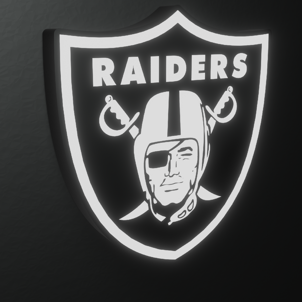 Las Vegas Raiders Led Light Box AFC Team NFL National Football League Display Wall Sign