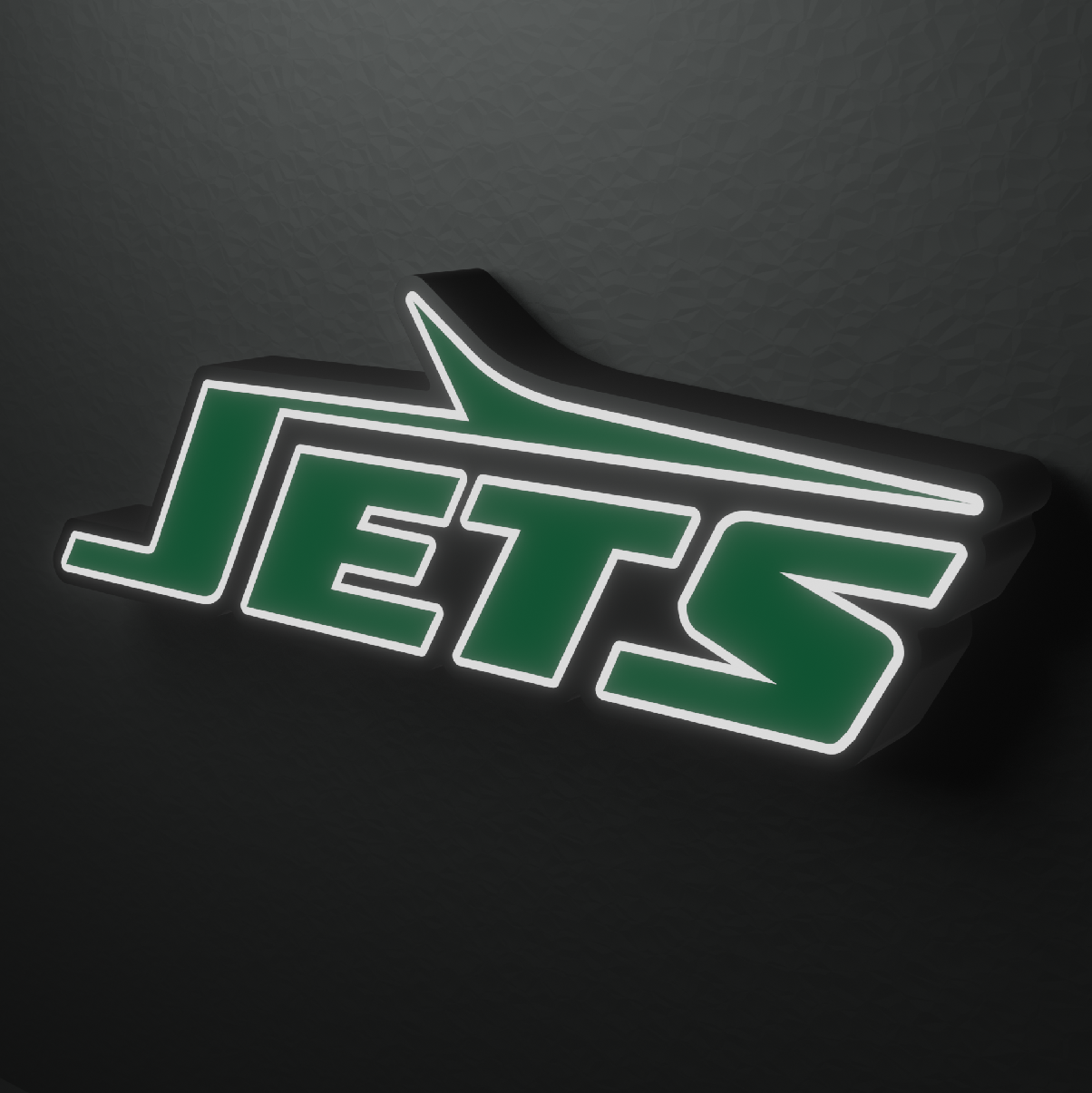 New York Jets Led Light Box AFC Team NFL National Football League Display Wall Sign