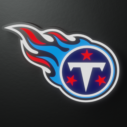 Tennessee Titans Led Light Box AFC Team NFL National Football League Display Wall Sign