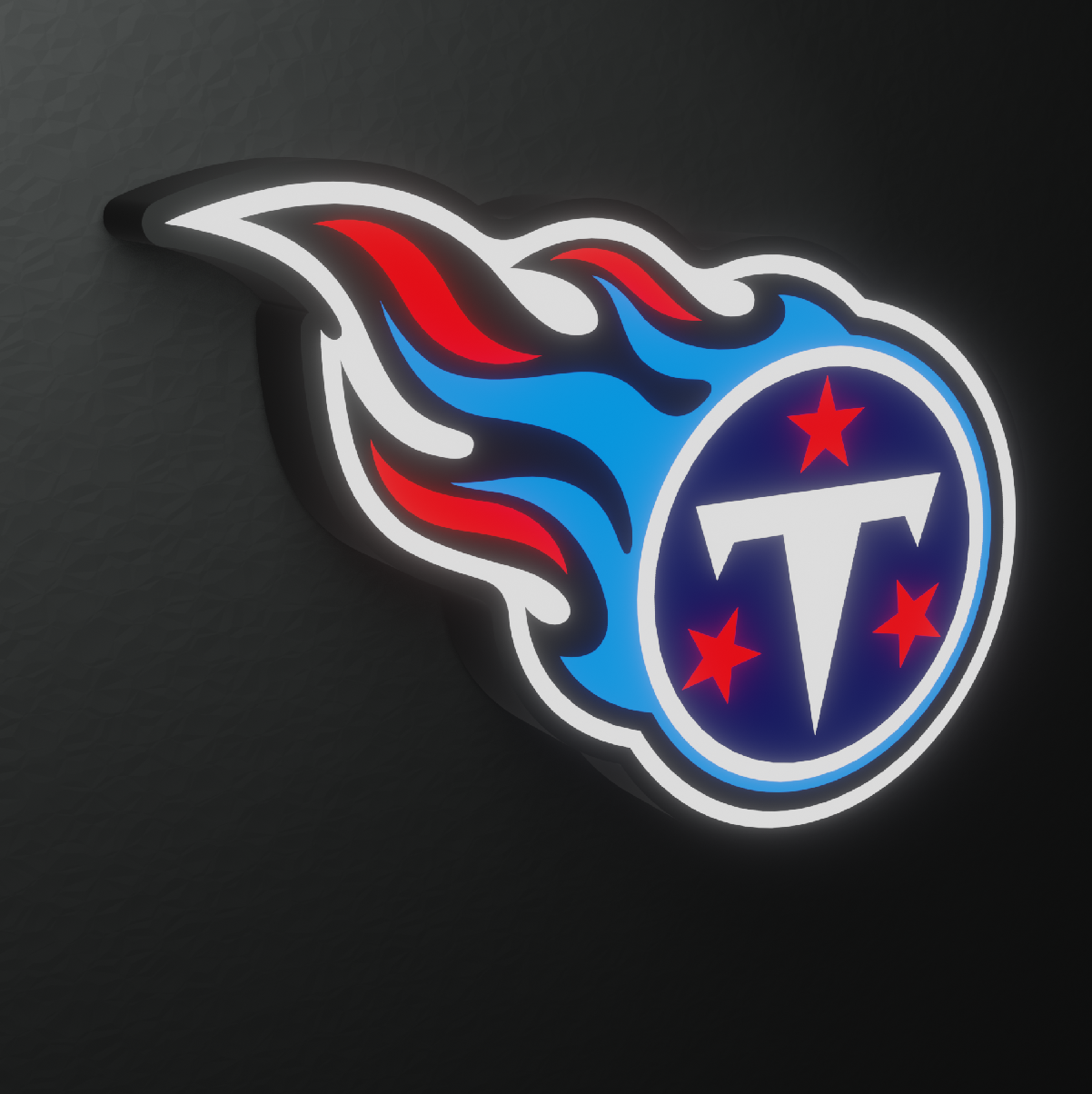 Tennessee Titans Led Light Box AFC Team NFL National Football League Display Wall Sign