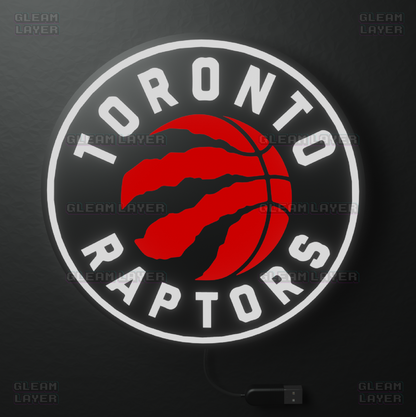 Toronto Raptors Led Light Box NBA Sports Bar Light Display Wall Sign