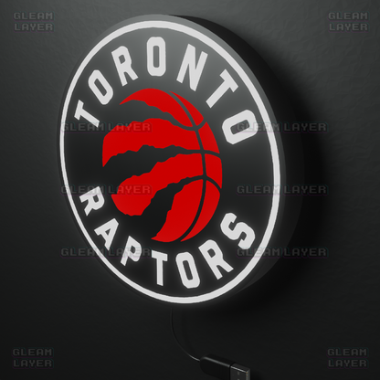 Toronto Raptors Led Light Box NBA Sports Bar Light Display Wall Sign