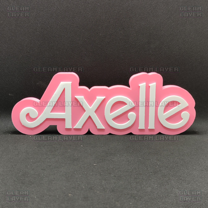 Custom BARBIE Plaque Name