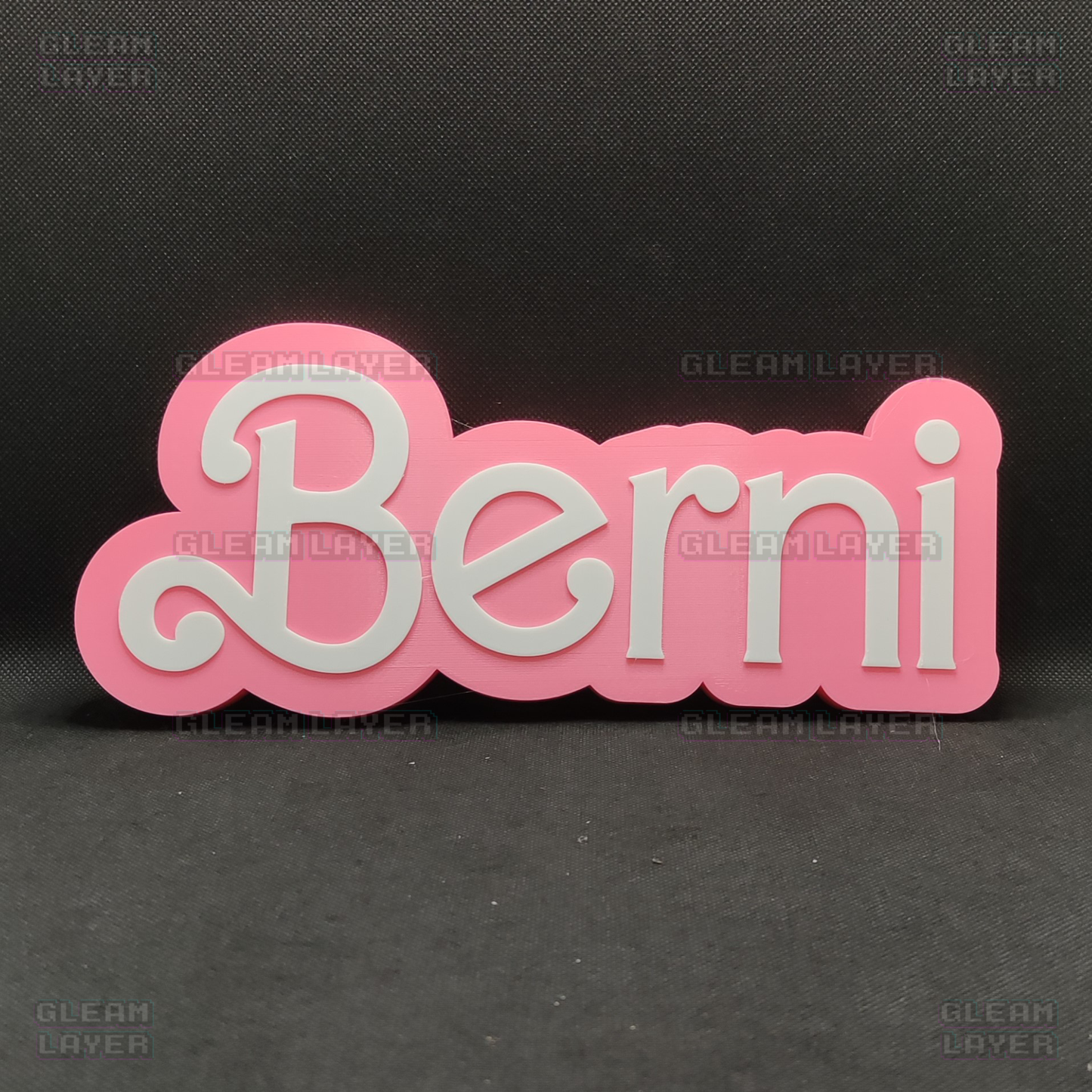 Custom BARBIE Plaque Name