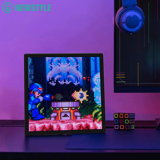 Pixel LED Display Gaming Anime Room Decor Frame