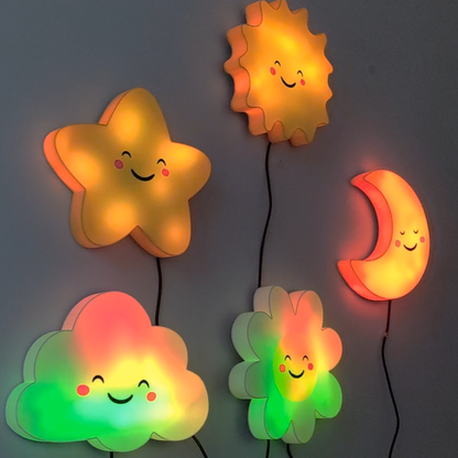 Cute Moon Nursery Night Light